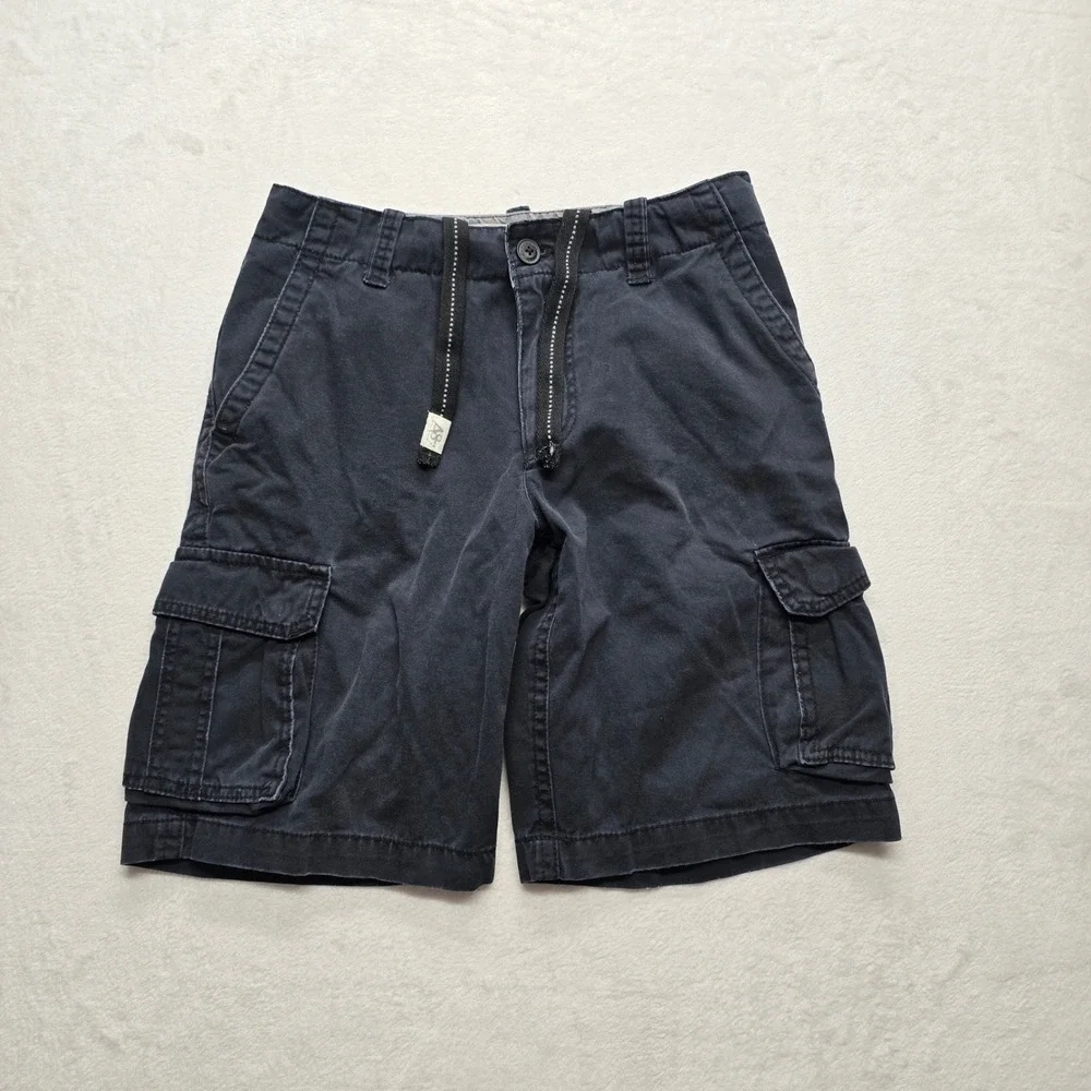 Aeropostale Cargo Shorts‎ Navy Casual Utility Drawstring Men 30